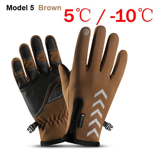 100% Waterproof Winter Cycling Gloves Windproof Outdoor Sport Ski Gloves For Bike Bicycle Scooter Motorcycle Warm Glove