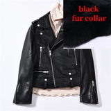 Moto Clothing Set Women 2020 Fashion Real Sheepskin Coat Rivet Motorcycle Biker Jacket Female Sheep Leather Coat