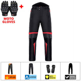 Moto Clothing Set Motorcycle Jacket Man Set Moto Protection Windproof Waterproof Motorbike Riding Moto Jacket + Pants Suit Body Armor for 4 Season