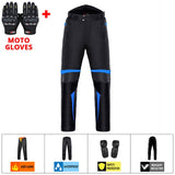 Moto Clothing Set Motorcycle Jacket Man Set Moto Protection Windproof Waterproof Motorbike Riding Moto Jacket + Pants Suit Body Armor for 4 Season