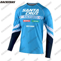 Downhill Mountain Jersey Off Road Enduro Jersey MTB MX Bike Cycling Jersery Motocross Jersey Breathable DH Quick Dry
