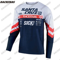 Downhill Mountain Jersey Off Road Enduro Jersey MTB MX Bike Cycling Jersery Motocross Jersey Breathable DH Quick Dry