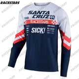Downhill Mountain Jersey Off Road Enduro Jersey MTB MX Bike Cycling Jersery Motocross Jersey Breathable DH Quick Dry