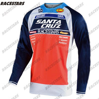 Downhill Mountain Jersey Off Road Enduro Jersey MTB MX Bike Cycling Jersery Motocross Jersey Breathable DH Quick Dry