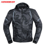 Motorcycle Jackets Motocross Waterfroof Racing Jacket Men Motorbike Riding Breathable Reflective Clothes Four Seasons