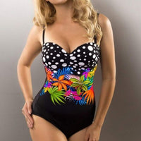 Sexy Slim Fit One-Piece Large Swimsuits Closed Plus Size Swimwear Push Up Body Bathing Suits Pool Beachwear Women Swimming Suit