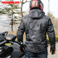 Motorcycle Jackets Motocross Racing Jacket Breathable Men Motorbike Riding Waterfroof Four Seasons Reflective Clothes Motorcycle Jerseys