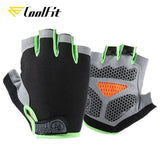 New Cycling Anti-slip Anti-sweat Men Women Half Finger Gloves Breathable Anti-shock Sports Gloves Bike Bicycle Glove