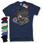 Motorcycle T-Shirt Oldschool Motorrad Biker Chopper Bobber Skull Gift Club 2019 Fashion Round Neck Clothes Casual Tops T Shirt