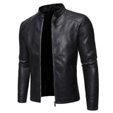 Moto Clothing Set Men Faux Leather Jacket Motorcycle 5XL Men's  Jackets Black  Jaqueta de Couro Masculina Outwear Male PU Leather Coats Mens