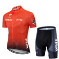 Cycling Jersey Suit 2022 new white STRAVA Pro Bicycle Team Short Sleeve Summer breathable Cycling Clothing Sets