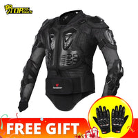 Motorcycle Jacket Men Full Body Motorcycle Armor Motocross Racing Moto Jacket Riding Motorbike Protection Size S-5XL #