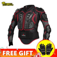Motorcycle Jacket Men Full Body Motorcycle Armor Motocross Racing Moto Jacket Riding Motorbike Protection Size S-5XL #