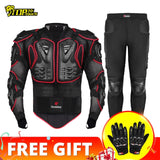 Motorcycle Jacket Men Full Body Motorcycle Armor Motocross Racing Moto Jacket Riding Motorbike Protection Size S-5XL #