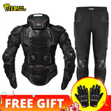 Motorcycle Jacket Men Full Body Motorcycle Armor Motocross Racing Moto Jacket Riding Motorbike Protection Size S-5XL #