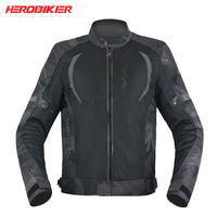 Motorcycle Jackets Moto Riding Jacket Men Motorbike Riding Breathable Reflective Clothes EU Certified Protective Gear
