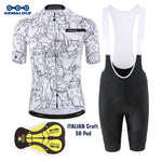 Rro Cycling Jersey Set Mountain Bike Uniforms Summer Cycling Wear Bicycle Clothing Men Cycling Clothing MTB Bike Shirts