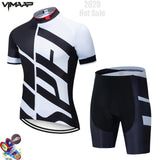 Summer team Cycling Jersey Set Mens Clothing Bike Clothes Cycling Clothing Breathable Short Sleeve suit