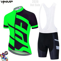 Summer team Cycling Jersey Set Mens Clothing Bike Clothes Cycling Clothing Breathable Short Sleeve suit