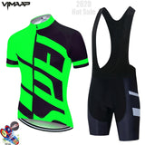 Summer team Cycling Jersey Set Mens Clothing Bike Clothes Cycling Clothing Breathable Short Sleeve suit