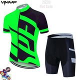 Summer team Cycling Jersey Set Mens Clothing Bike Clothes Cycling Clothing Breathable Short Sleeve suit