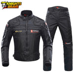 Moto Clothing Set Winter Motorcycle Jacket Men Motorcycle Racing Suit Protective Gear Chaqueta Moto Hombre Hip Protector Moto Clothing Set