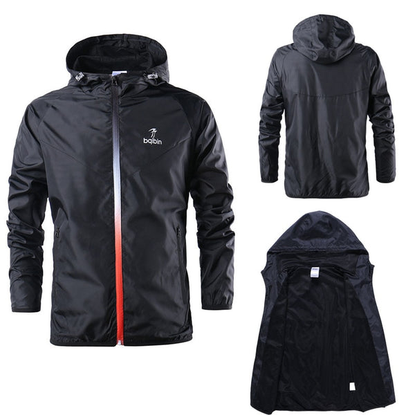 Motorcycle Jacket Men Hooded Riding Raincoat Poncho Waterproof Motorcycle Clothes Rain Jacket Tops Cover Outdoor Rainwear Impermeable Trench Coat