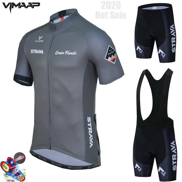 2022 New Summer Cycling Jersey Set Breathable Team Racing Sport Bicycle Jersey Mens Cycling Clothing Short Bike Jersey