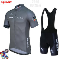 2022 New Summer Cycling Jersey Set Breathable Team Racing Sport Bicycle Jersey Mens Cycling Clothing Short Bike Jersey