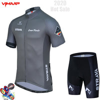 2022 New Summer Cycling Jersey Set Breathable Team Racing Sport Bicycle Jersey Mens Cycling Clothing Short Bike Jersey