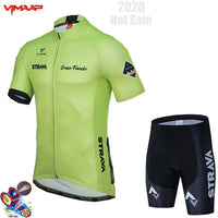 2022 New Summer Cycling Jersey Set Breathable Team Racing Sport Bicycle Jersey Mens Cycling Clothing Short Bike Jersey