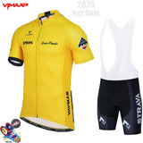 2022 New Summer Cycling Jersey Set Breathable Team Racing Sport Bicycle Jersey Mens Cycling Clothing Short Bike Jersey