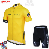 2022 New Summer Cycling Jersey Set Breathable Team Racing Sport Bicycle Jersey Mens Cycling Clothing Short Bike Jersey