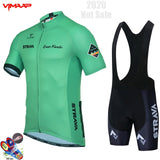 2022 New Summer Cycling Jersey Set Breathable Team Racing Sport Bicycle Jersey Mens Cycling Clothing Short Bike Jersey