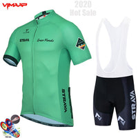 2022 New Summer Cycling Jersey Set Breathable Team Racing Sport Bicycle Jersey Mens Cycling Clothing Short Bike Jersey