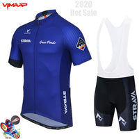 2022 New Summer Cycling Jersey Set Breathable Team Racing Sport Bicycle Jersey Mens Cycling Clothing Short Bike Jersey