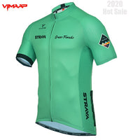 2022 New Summer Cycling Jersey Set Breathable Team Racing Sport Bicycle Jersey Mens Cycling Clothing Short Bike Jersey