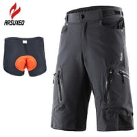 Summer Men's Cycling Shorts Mountain Bike Downhill Shorts Loose Outdoor Sports Riding Road MTB Bicycle Short Trousers