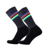 Bicycle Accessories New Summer Breathable Cycling Socks Men Anti Slip Seamless Aero Bike Wearproof Road Calcetines Ciclismo