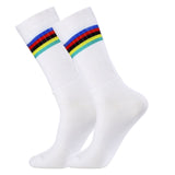 Bicycle Accessories New Summer Breathable Cycling Socks Men Anti Slip Seamless Aero Bike Wearproof Road Calcetines Ciclismo
