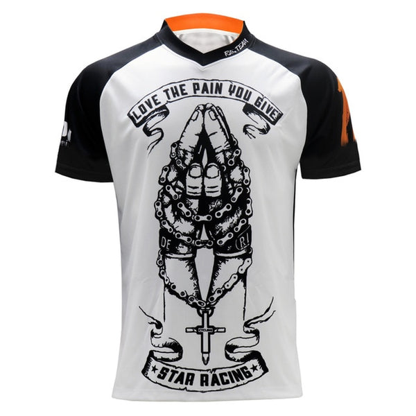 MTB Jerseys 2021 Enduro bike jerseys motocross bmx  jersey downhill dh short sleeve cycling clothes mx summer mtb t-shirt