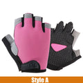 Cycling Gloves Men Women Half Finger Gloves Breathable Anti-shock Sports Bike Bicycle Glove D40
