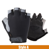Cycling Gloves Men Women Half Finger Gloves Breathable Anti-shock Sports Bike Bicycle Glove D40