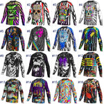 MTB jerseys Motocross Cycling Jersey Bicycle Ghost Long Shirt MTB Bike Downhill Wear Clothing Sleeve Custom Road Mountain Jacket Tight Top