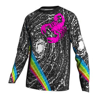 MTB jerseys Motocross Cycling Jersey Bicycle Ghost Long Shirt MTB Bike Downhill Wear Clothing Sleeve Custom Road Mountain Jacket Tight Top