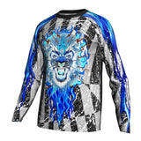MTB jerseys Motocross Cycling Jersey Bicycle Ghost Long Shirt MTB Bike Downhill Wear Clothing Sleeve Custom Road Mountain Jacket Tight Top