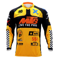 Full Sleeves MTB Jersey Quickdry Motocross Wear BMX Cycling Mountain Bike Clothing Downhill Outdoor Sport T Shirt
