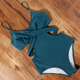 Swimwear Women Sexy One Piece Swimsuit Women Push Up Bathing Suit 2021 Swimming Suit Plus Size Bodysuit Beachwear Solid Monokini Lady Swimwear
