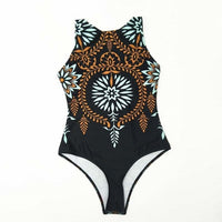 Swimwear 2021 Sexy One Piece Swimsuit Closed Print Swimwear Women Swimsuit Push Up Bathing Suit For Beach Or Pool Female Swimming Suit