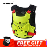 Motorcycle Jacket Motorcycle Armor CE Motocross Chest Back Protector Moto Protection Body Armor Riding Motocross Jacket Protective Gear